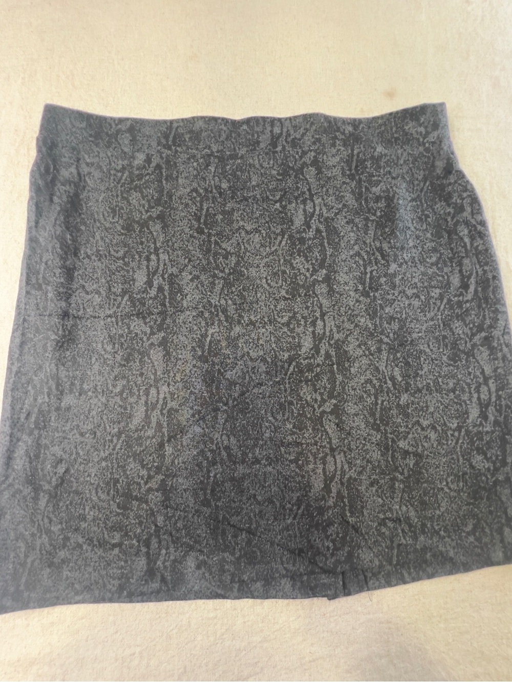 Nicole Miller Black Textured Mini Skirt